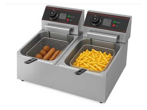 Happyment - Doppia friggitrice Deluxe