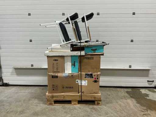 Marchandises de retour de palettes