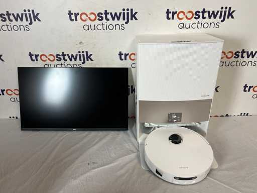 LG 32un650k Monitor + Dream l20 Ultra Robot Vacuum Cleaner