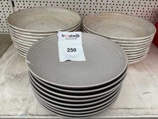 Assiettes à soupe (30 fois)