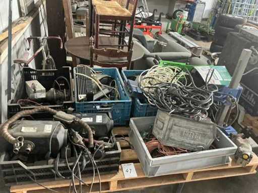 Partij gereedschap en auto accessoires