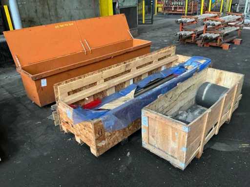 Partij machine onderdelen