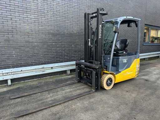 Toyota - 2018 - 8-FBE-16-T - 3.3M Duplex, Free-Lift, Side-Shift - Forklift