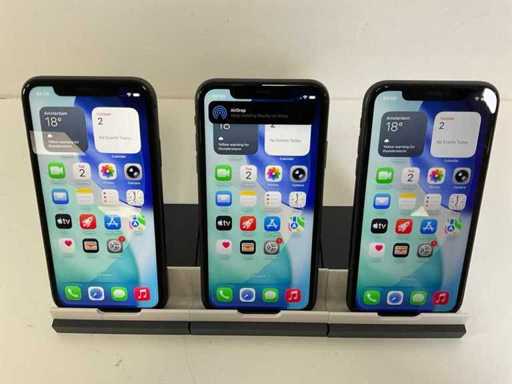 Apple iPhone 11 - 64GB - Nero (3x)