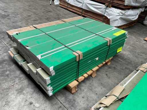 Cerah MDF Window Sithes PVC alb (99x)