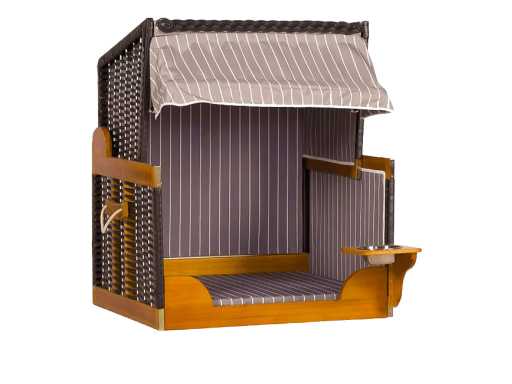 Kosz pla?owy dla zwierz?t Usedum S | PE Antracyt - Wzór W pr??ki / Szary