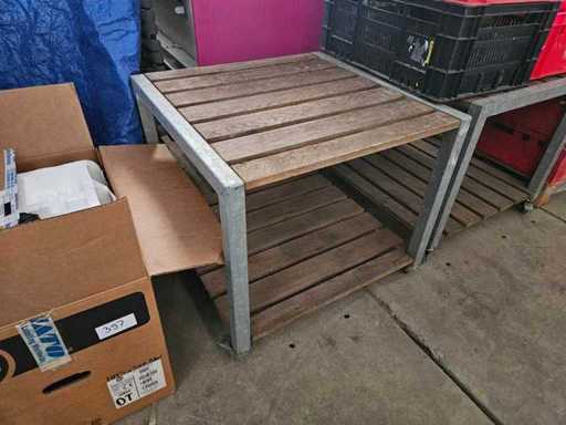 Tavolo in terrazza mobile