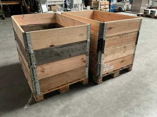 Pallet met palletranden(2x)