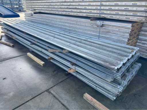 Sheet piling profile plate (15x)