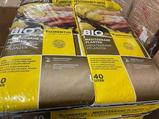 Partij Florentus Bio Mediterrane planten 40Ltr per zak (45x)