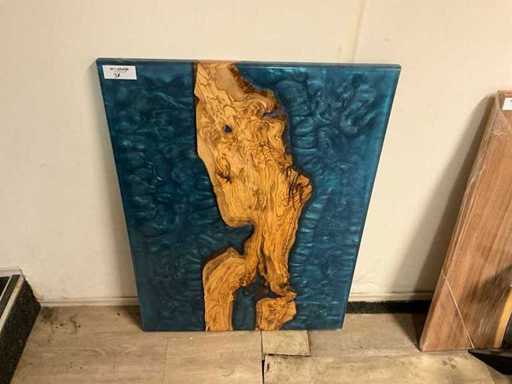 Tronco d'albero da tavolino da caffè Epossidica