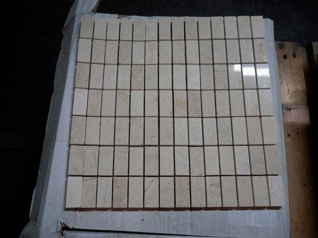 Stuoie per mosaico in pietra naturale 9,2m²