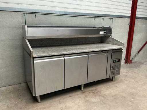 Banco da lavoro per pizza refrigerata