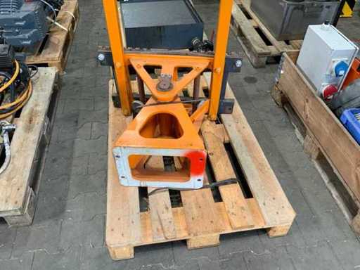 Soporte para cuchillas de nieve para carretillas elevadoras