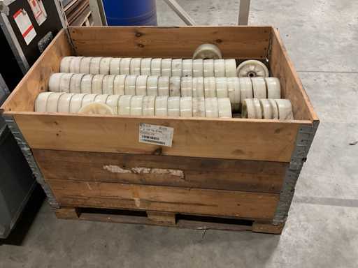 Ruote del carrello a pompa in plastica del lotto dei cuscinetti