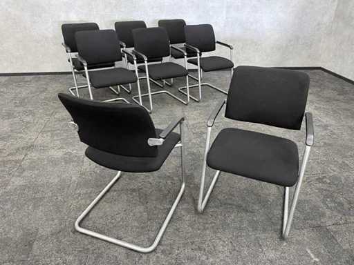 8x Rohde&Grahl - meeting chair black
