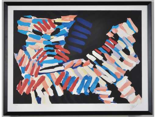 Karel Appel - Cat of the night - lithograph