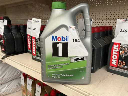 Mobil, capacità 5 litri Olio motore
