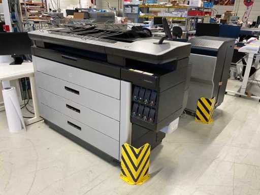 2015 HP Pagewide XL8000 Large Format Colour Folding Station Printer