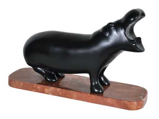 François Pompon - Hippopotame  - brons