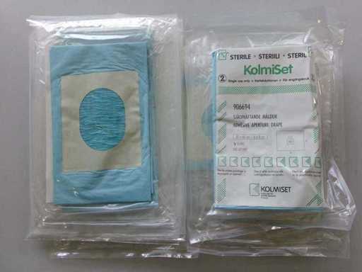 Med. Abdecktuch, selbstklebend,zzgl. Verbandsmaterial, abgelaufen (TR) (150x)
