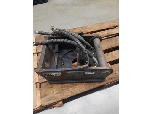 LEHNHOFF VL80 graafmachine Bevestiging / Schroefadapter volledig hydraulisch