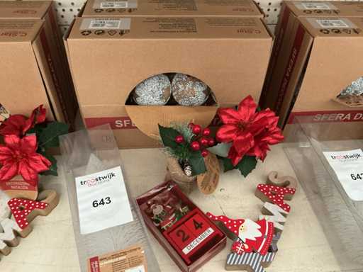 Weihnachtsdekoration für Partys.