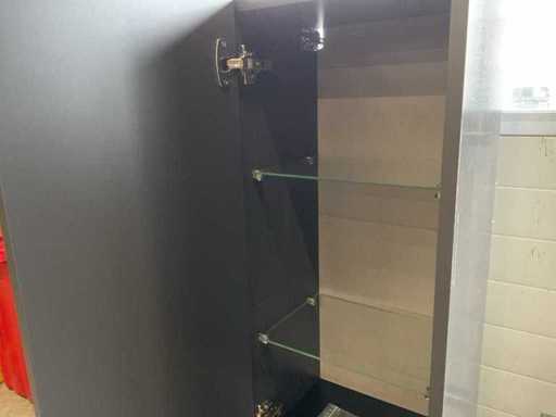 Thebalux 165cm Dulap de perete înalt la stânga