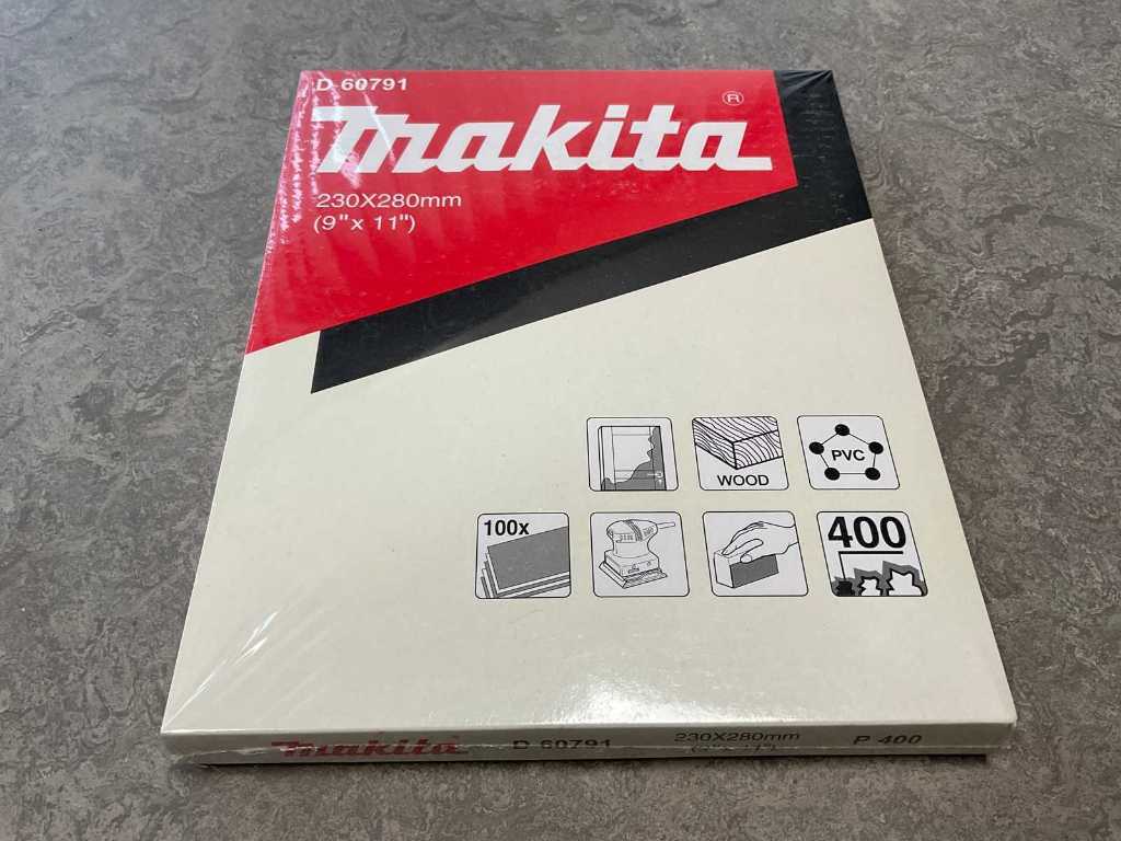Makita - D-60791 - K400 - sandpaper 100-pack (6x)
