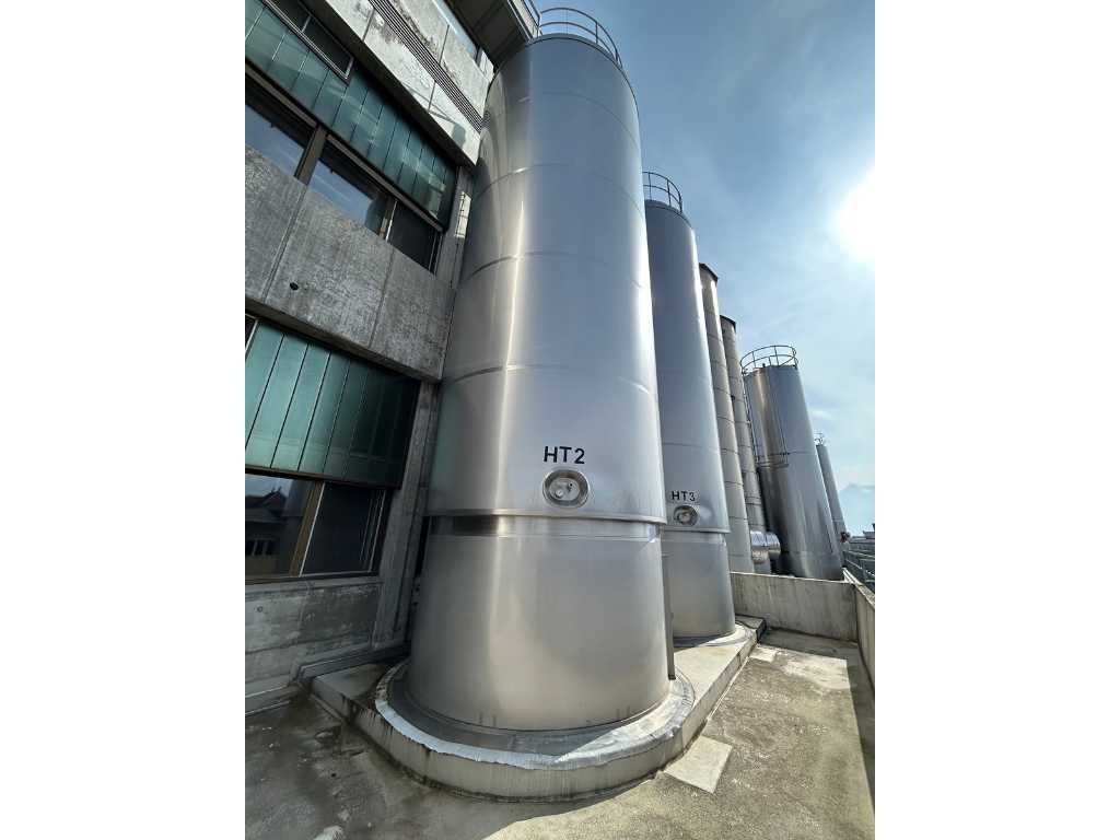 2016 Elber s/s isolated vertical Storage Tank (50.000L)