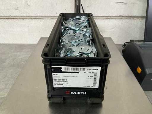 Würth 15.02 kg Carrosseriering 10,5 x 30 x 1,5 in stapelbare bak