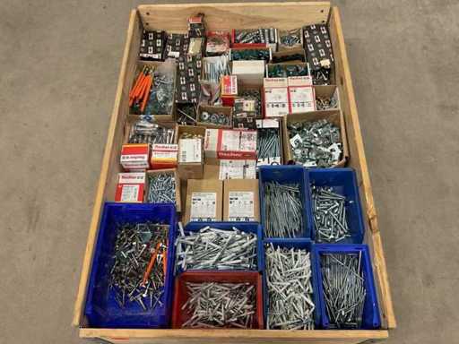 Partij bevestigingsmaterialen