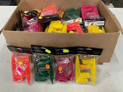 Diverse kleuren Strandlaken clips set van 4 (85x)