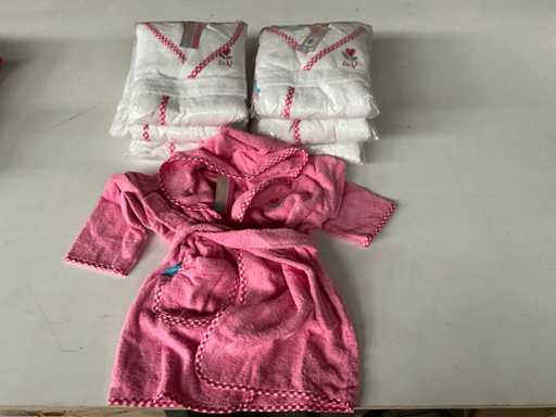 Kind! Bathrobe girls 1-2 years (7x)
