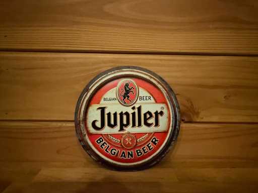 Metal advertising sign round 20cm