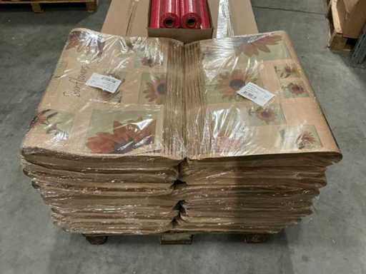 Fournée de feuilles de tournesol Br kraft 62x85cm (9200x)