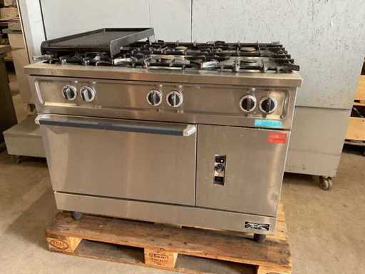 Juno 6-burner stove with oven