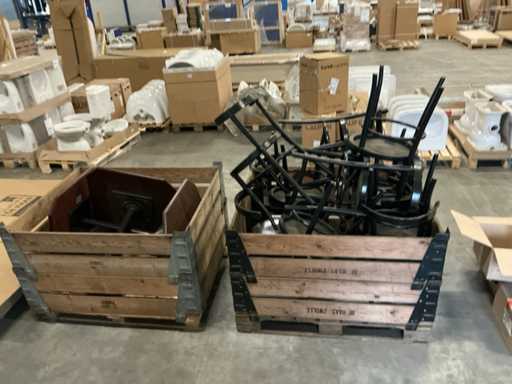 Norm Selection Restauranttisch mit 4 Stühlen (3x)