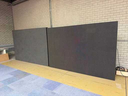 Professional modular LED video screen / LED video wall (2 screens)