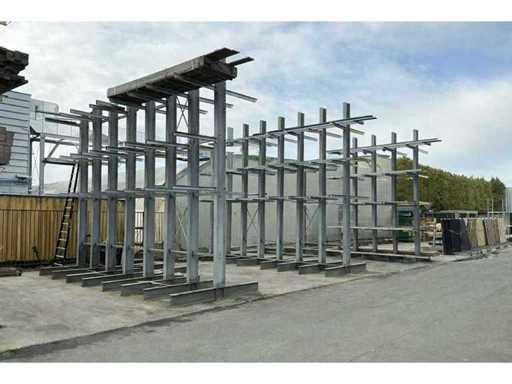 Draagarmstelling 718x126x610 cm (3x)