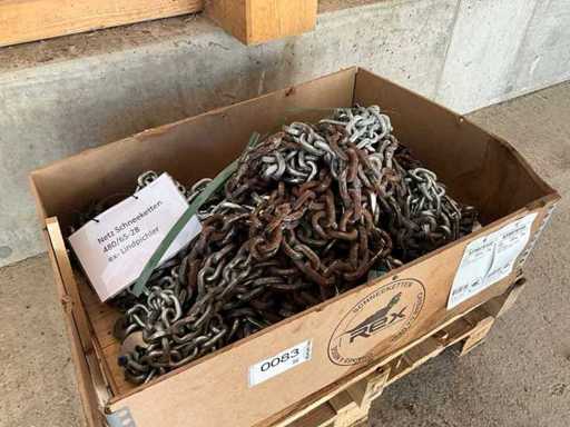 480/65-28 łańcuchy śnieżne netto (2x)