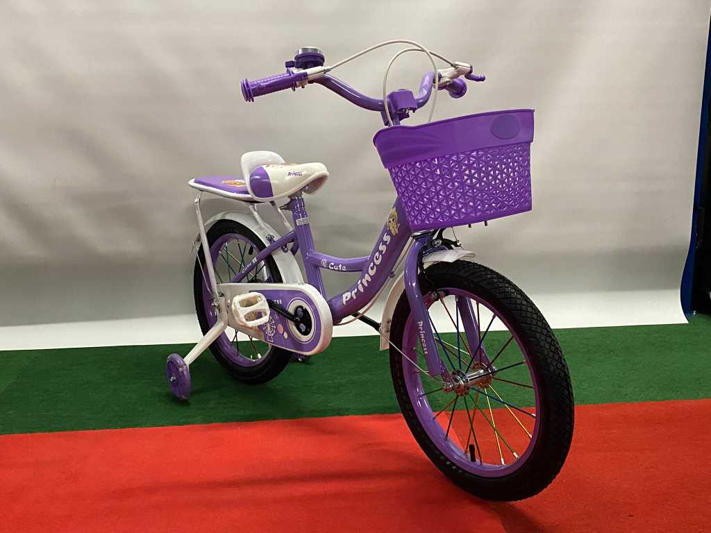 Vélo enfant 16 pouces violet