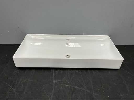 Tecla - 1010CTT1-112 - Lavabo in porcellana 102 x 47 cm