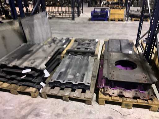 Partij Onderlegplaten voor koppelschotel MAN