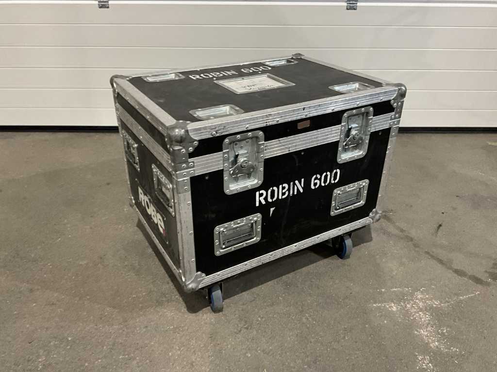 Flight case for 4 x Robe 600 with inlay 80x60cm