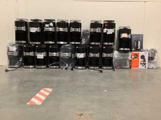 Lot - Cafés et machines à espresso - 21 articles.