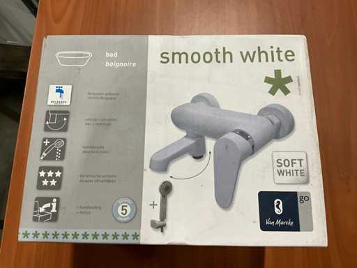 Set di rubinetto VanMarcke Smooth White Bath
