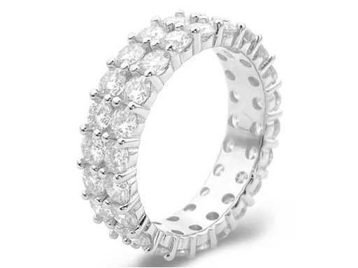Alliance ring with brilliants