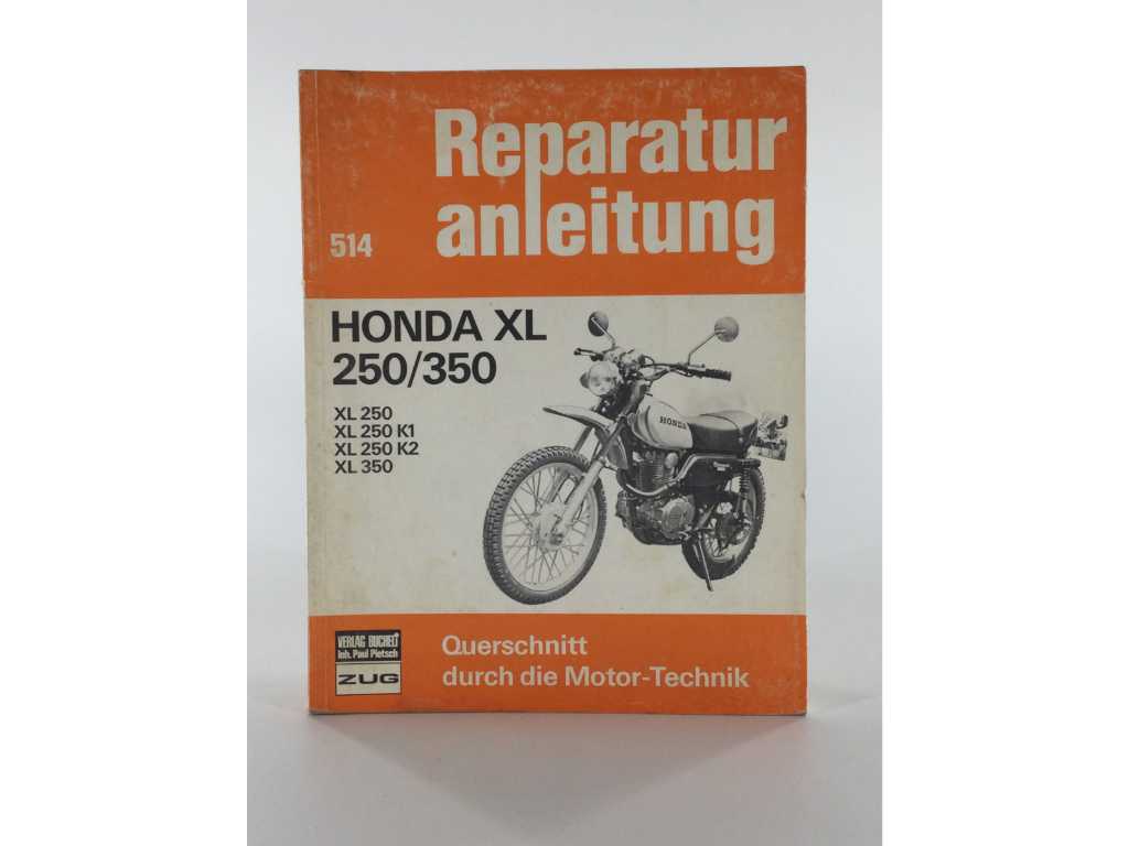 Honda XL 250/350 Manuale di riparazione 514 /Car Theme Book