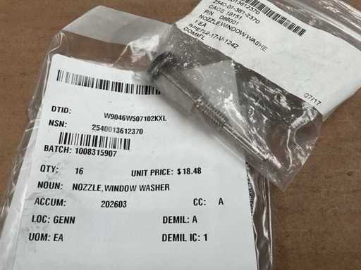 Window washer nozzle (16x)